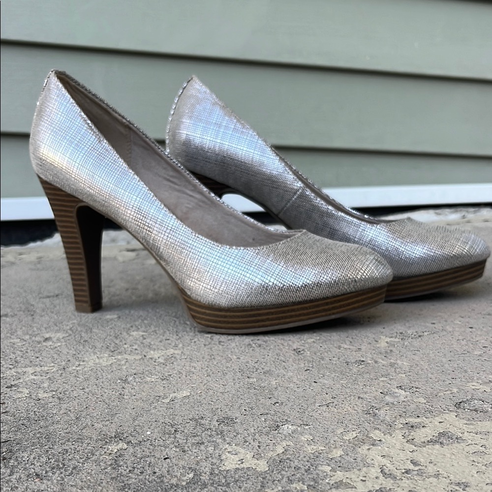 New Elegant Maurice’s Silver High Heels